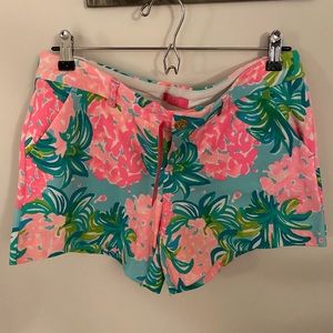 Lilly Pulitzer Pineapple Shake Shorts